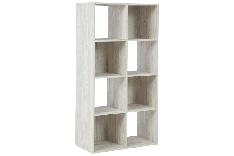 Paxberry Whitewash Eight Cube Organizer - Lara FurnitureBookcases
