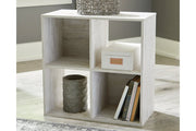 Paxberry Whitewash Four Cube Organizer - Lara FurnitureBookcases