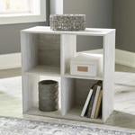 Paxberry Whitewash Four Cube Organizer - Gate FurnitureBookcases