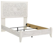 Paxberry Whitewash Full Panel Bed - Lara FurnitureFull Bed