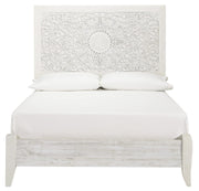 Paxberry Whitewash Full Panel Bed - Lara FurnitureFull Bed
