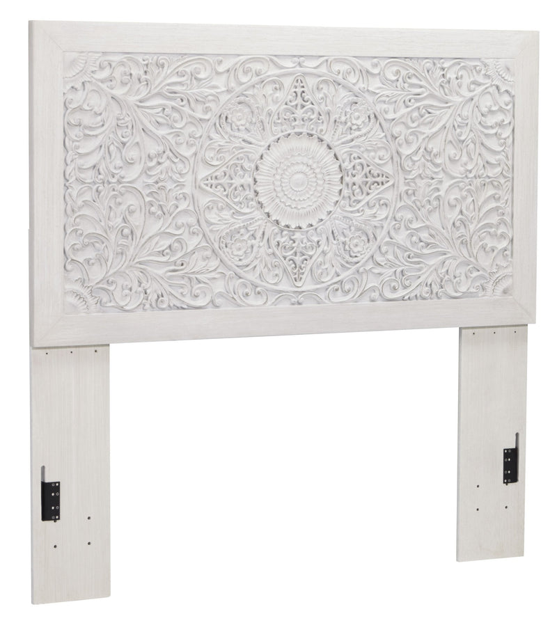 Paxberry Whitewash Full Panel Bed - Lara FurnitureFull Bed