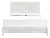 Paxberry Whitewash King Panel Bed - Gate FurnitureKing Bed