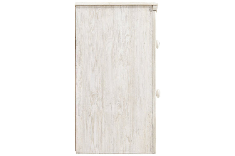 Paxberry Whitewash Nightstand - Lara FurnitureNightstand