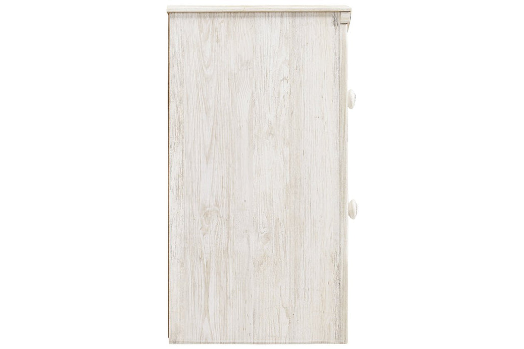 Paxberry Whitewash Nightstand - Gate FurnitureNightstand