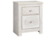 Paxberry Whitewash Nightstand - Gate FurnitureNightstand
