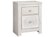 Paxberry Whitewash Nightstand - Lara FurnitureNightstand