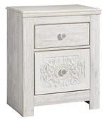 Paxberry Whitewash Nightstand - Lara FurnitureNightstand