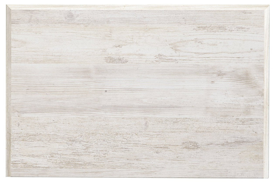 Paxberry Whitewash Nightstand - Gate FurnitureNightstand