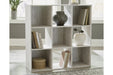 Paxberry Whitewash Nine Cube Organizer - Gate FurnitureBookcases