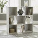 Paxberry Whitewash Nine Cube Organizer - Gate FurnitureBookcases