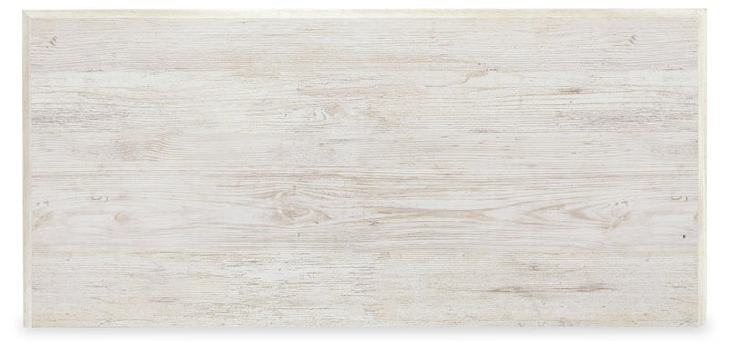 Paxberry Whitewash Queen Panel Bed, Dresser and Chest - B181B34