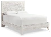 Paxberry Whitewash Queen Panel Bed, Dresser and Chest - B181B34