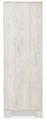 Paxberry Whitewash Queen Panel Bed, Dresser and Chest - B181B34