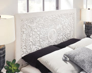 Paxberry Whitewash Queen Panel Bed - Gate FurnitureQueen Bed