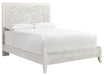 Paxberry Whitewash Queen Panel Bed - Gate FurnitureQueen Bed