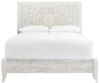 Paxberry Whitewash Queen Panel Bed - Gate FurnitureQueen Bed