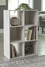 Paxberry Whitewash Six Cube Organizer - Lara FurnitureBookcases