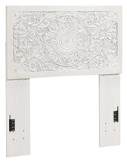 Paxberry Whitewash Twin Panel Bed - Lara FurnitureTwin Bed