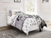 Paxberry Whitewash Twin Panel Bed - Lara FurnitureTwin Bed