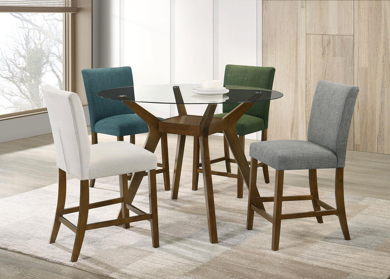 Paxton Upholstered Counter Height Dining Chair Green (Set of 2) - 122179GRN
