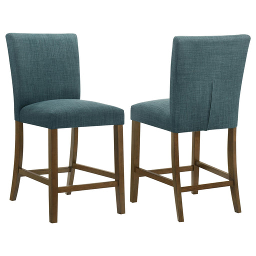 Paxton Upholstered Counter Height Dining Chair Teal Blue (Set of 2) - 122179TLB
