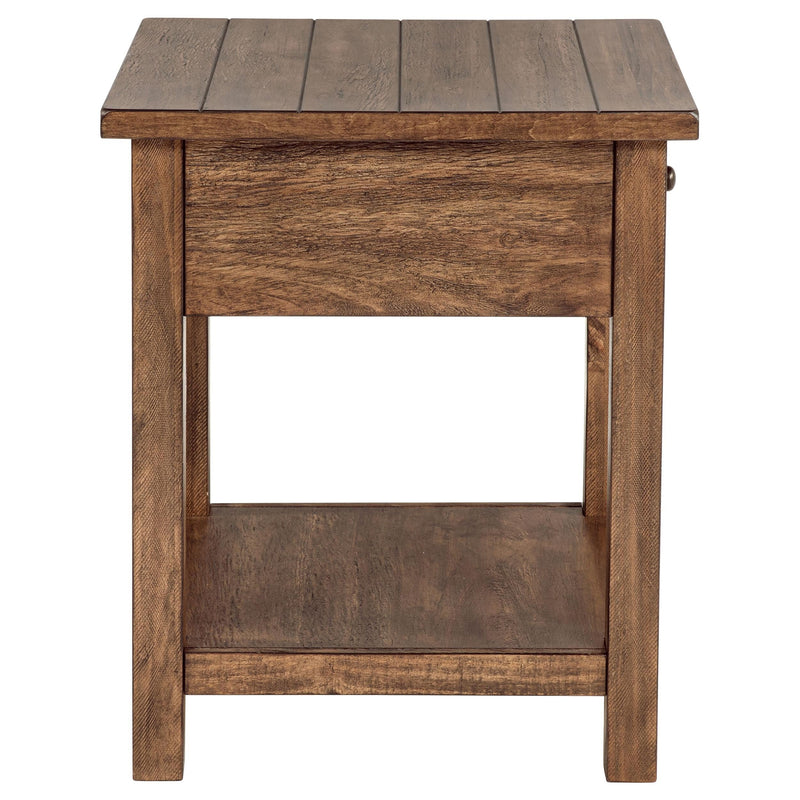 Payne 2-piece Coffee and 1-drawer End Table Set Brown - 710548-S2