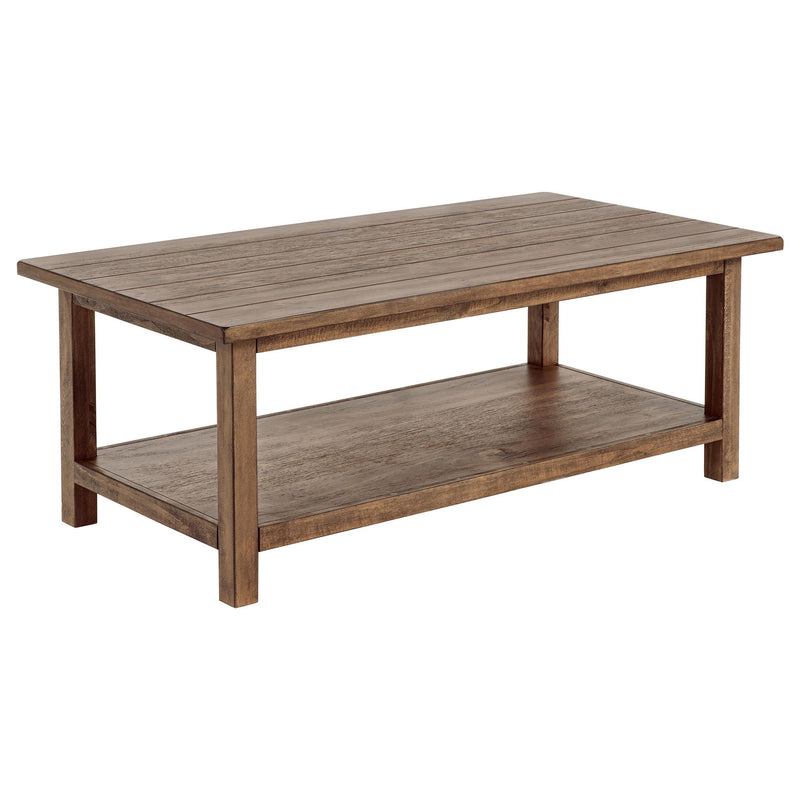Payne 2-piece Coffee and 1-drawer End Table Set Brown - 710548-S2