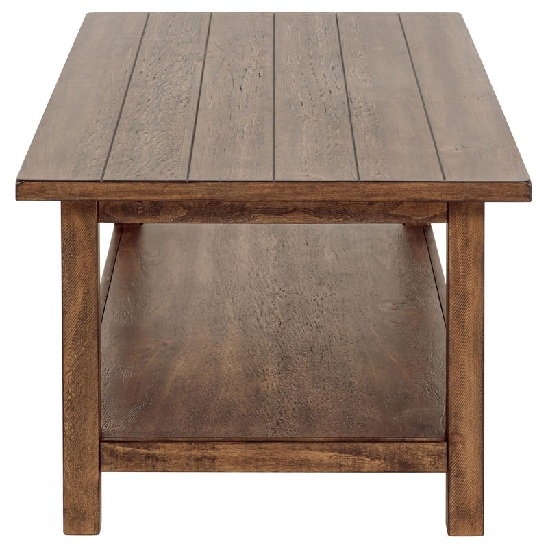 Payne 2-piece Coffee and 1-drawer End Table Set Brown - 710548-S2