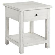 Payne 3-piece Coffee and 1-drawer End Table Set White - 710558-S3