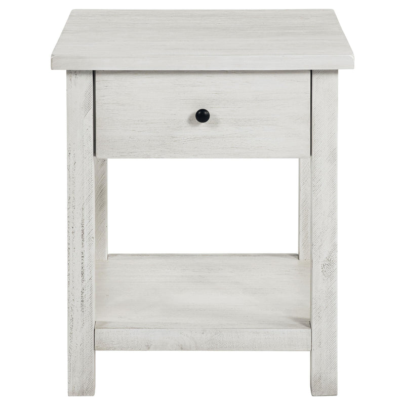 Payne 3-piece Coffee and 1-drawer End Table Set White - 710558-S3