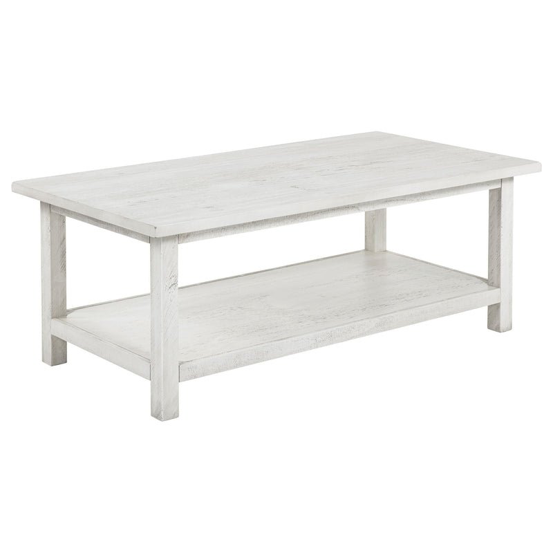 Payne 3-piece Coffee and 1-drawer End Table Set White - 710558-S3