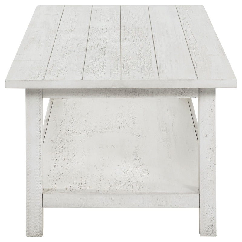 Payne 3-piece Coffee and 1-drawer End Table Set White - 710558-S3