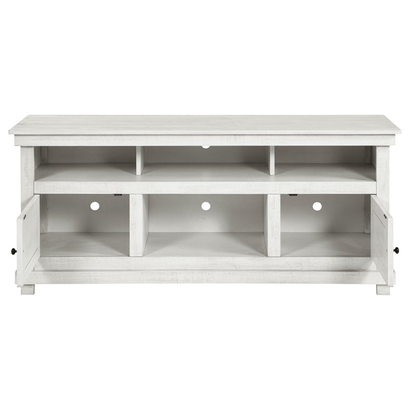 Payne 60-inch TV Stand Media Console Distressed White - 710052