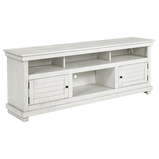 Payne 70-inch TV Stand Media Console Distressed White - 710053