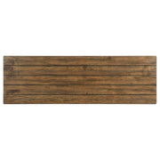 Payne Wood Entryway Sofa Console Table Distressed Brown - 710549