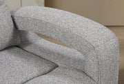 U6611 Grey 15 Power Reclining Sofa/Power Console Reclining Loveseat - U6611-GREY 15-PRS/PCRLS