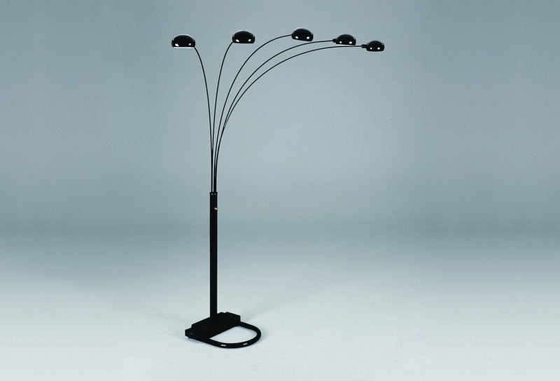 Peacock Arc Black 82" Floor Lamp - Lara FurnitureFloor Lamps