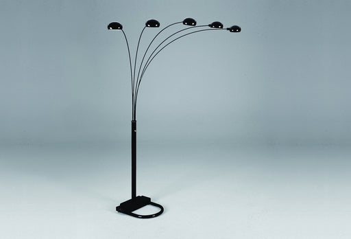 Peacock Arc Black 82" Floor Lamp - Lara FurnitureFloor Lamps