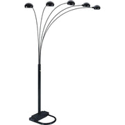 Peacock Arc Black 82" Floor Lamp - Lara FurnitureFloor Lamps