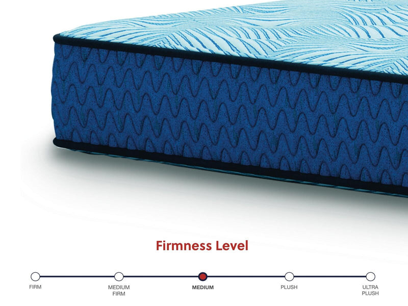Peak 2.0 10 Hybrid Light Blue California King Mattress - M20251