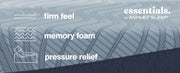 Peak 2.0 8 Memory Foam Light Blue California King Mattress - M20451