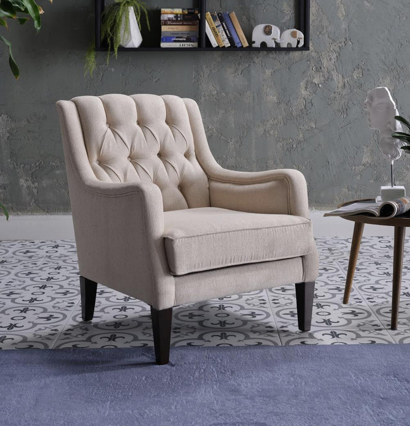 Pearle Accent Armchair (Pearle Cream) - Lara FurnitureLiving Room Chair