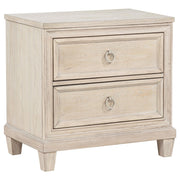 Pembroke 2-drawer Nightstand Bedside Table Washed Oak - 215922