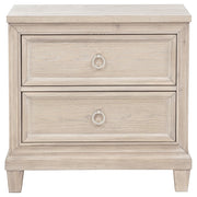 Pembroke 2-drawer Nightstand Bedside Table Washed Oak - 215922