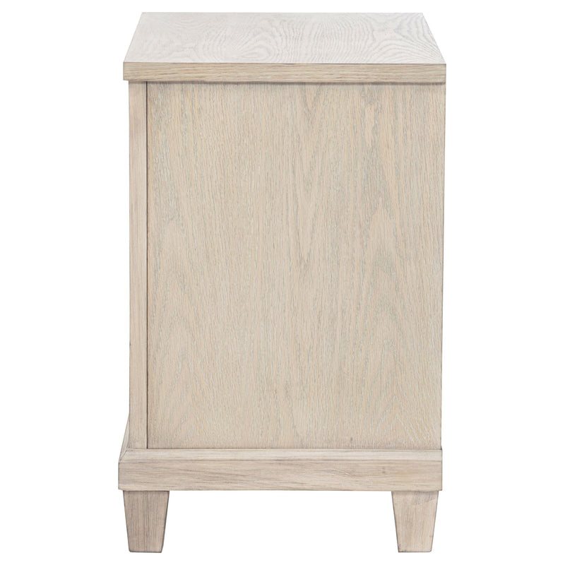 Pembroke 2-drawer Nightstand Bedside Table Washed Oak - 215922