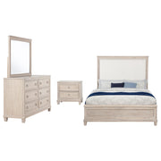 Pembroke 4-piece Eastern King Bedroom Set Washed Oak - 215921KE-S4