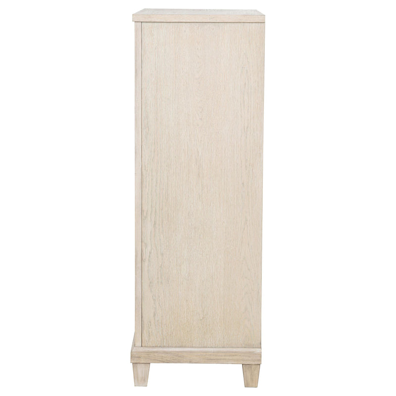 Pembroke 5-drawer Chest of Drawers Washed Oak - 215925