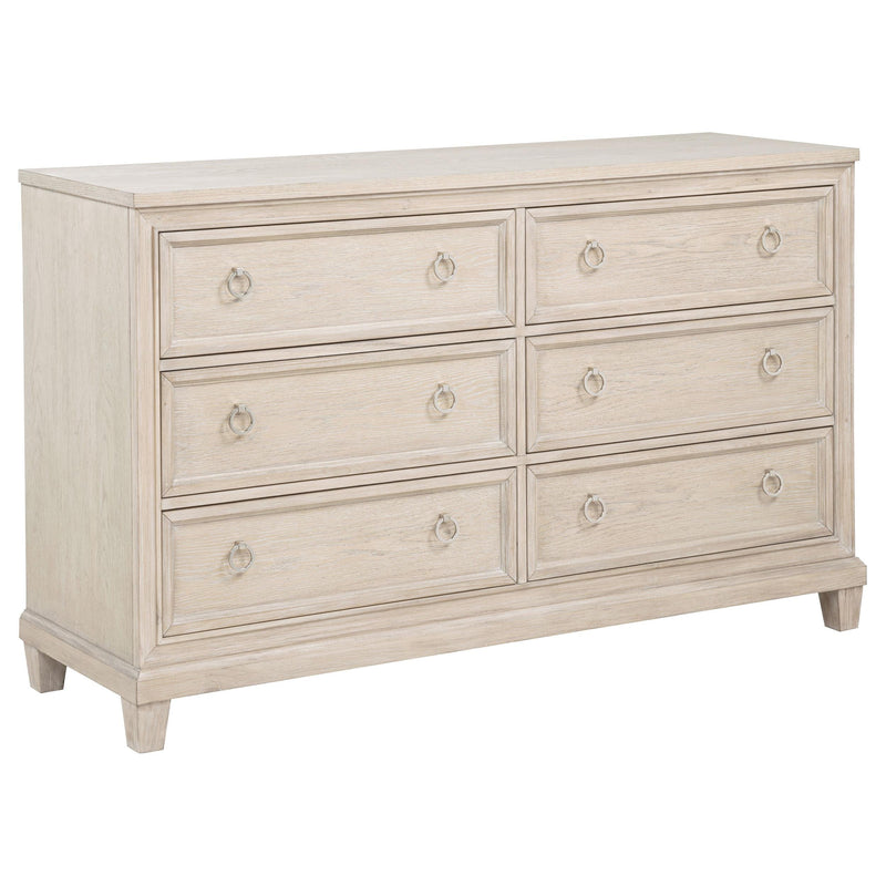 Pembroke 5-piece Eastern King Bedroom Set Washed Oak - 215921KE-S5