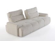 Peonya 4-pieces (2 Sofa & 2 Chair) Livingroom - Without Leg in Cream - Brown - 200-ZEN-PEO-CRE-BRO-3311